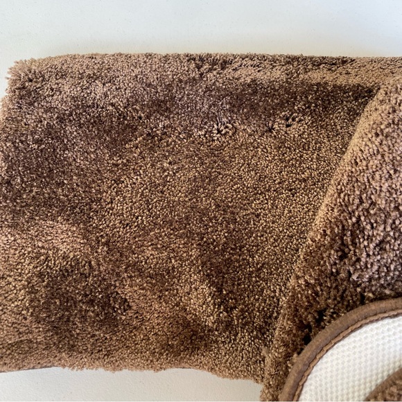 Garland Rug 3 Piece Traditional Bath Rug Set Brown New - Picture 4 of 7